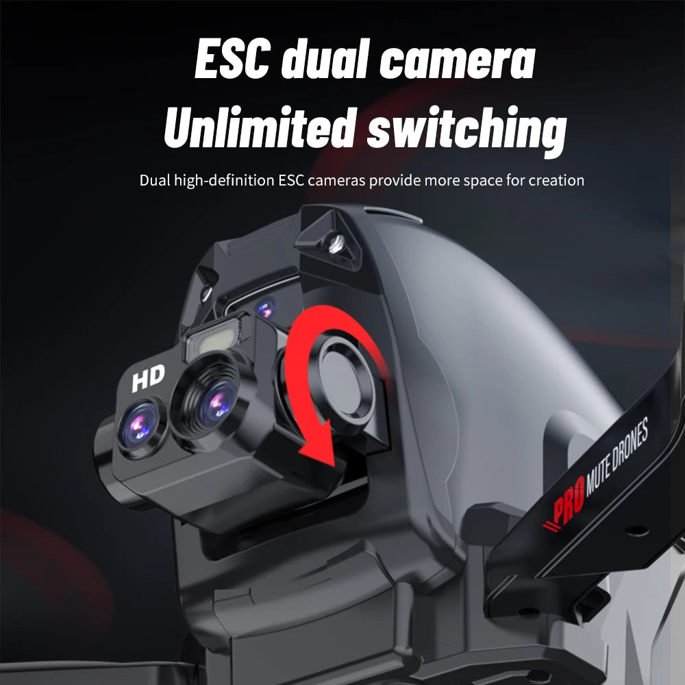 CS16 Dual Camera Drone with 4-Side Obstacle Avoidance for Beginners